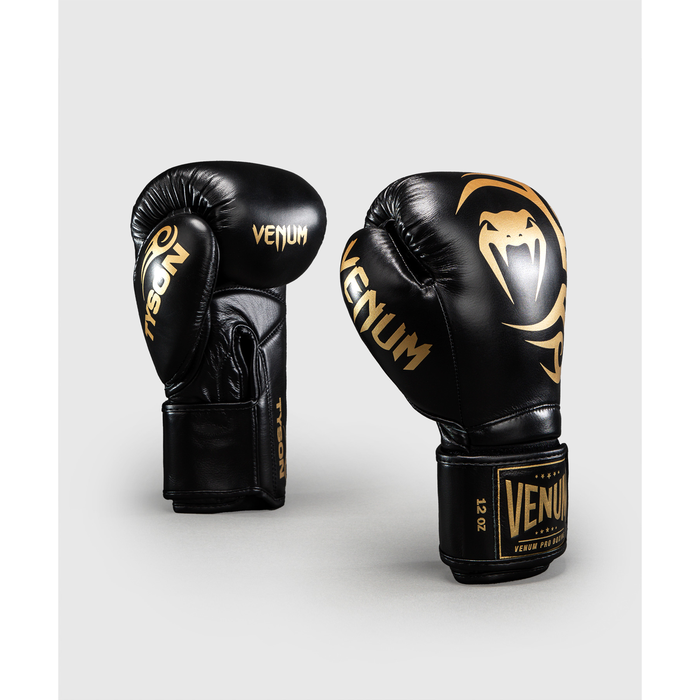 VENUM X MIKE TYSON TIGER Boxing Gloves Black/Gold