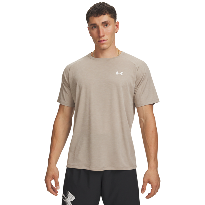 Tech Textured T-shirt Beige