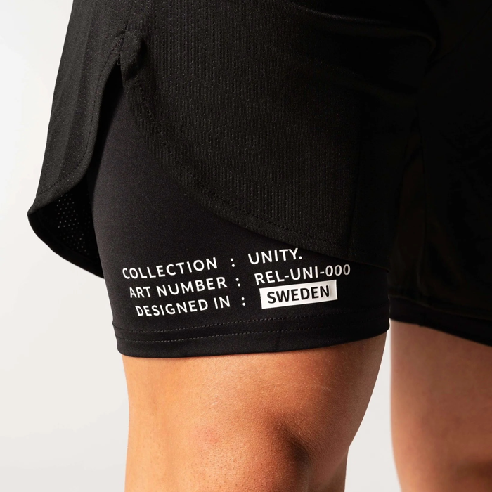 Unity Tr&auml;ningsshorts Svart