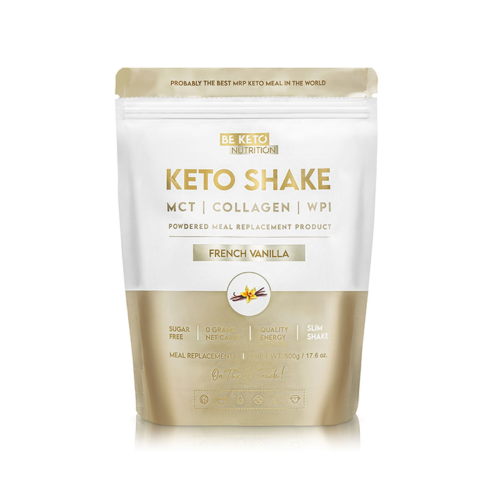 BeKeto KETO Shake 500 g, French Vanilla