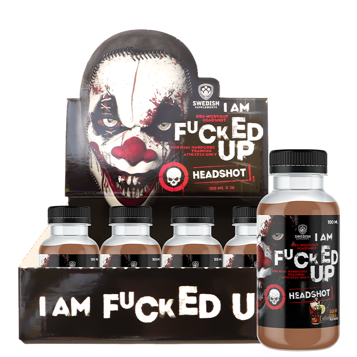 Swedish Supplements 16 x F-cked Up PWO Shot 100 ml