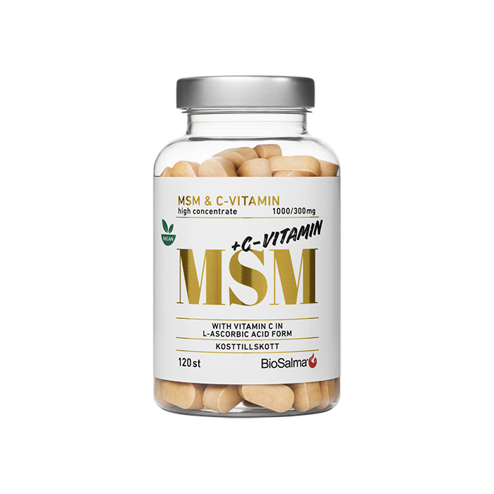 MSM + C-vitamin 120 tabletter