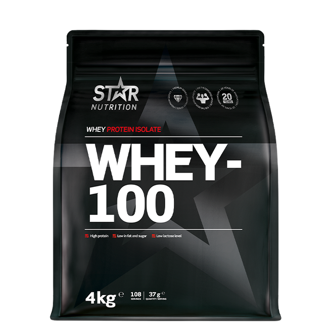 Whey-100 Vassleprotein 4 kg