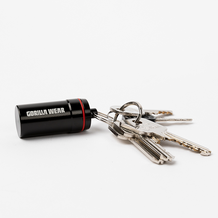 Gw Pill Box Keychain, Black