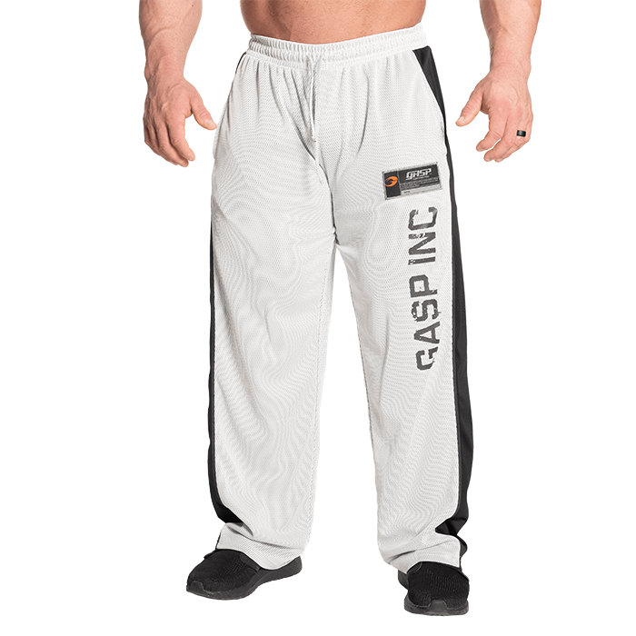 No 1 Mesh Pant,White/Grey