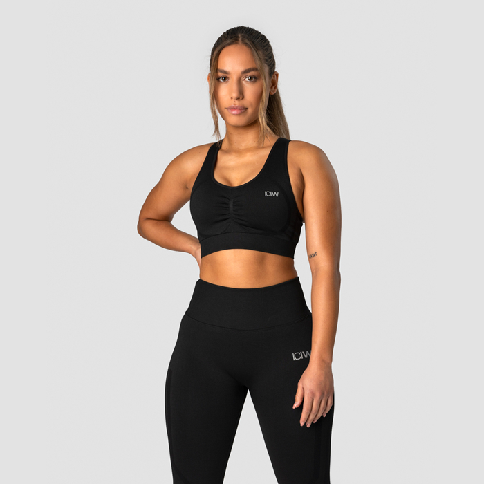 Rush Seamless Sports Bra Black