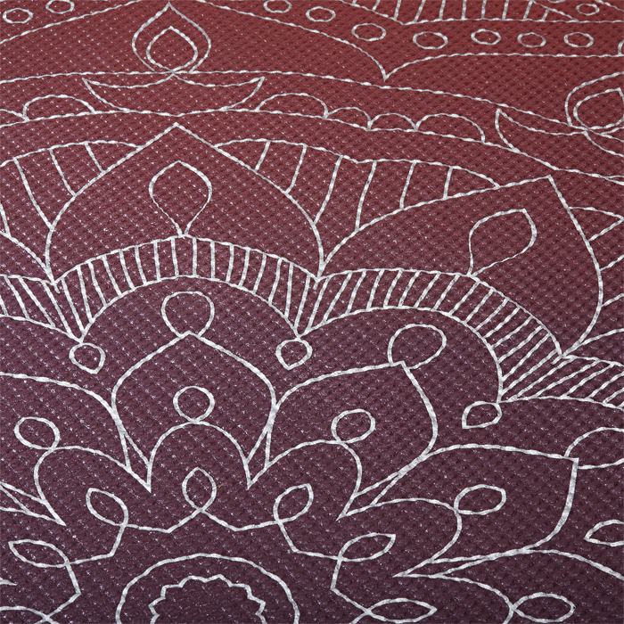 Yogamatta 6 mm R&ouml;d