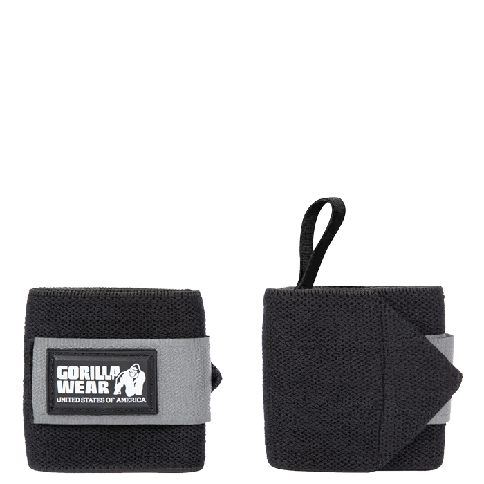 Gorilla Wear Gear Wrist Wraps Basic Black/Grey