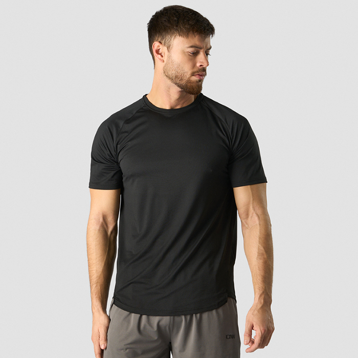 ICANIWILL Stride Raglan T-shirt Black