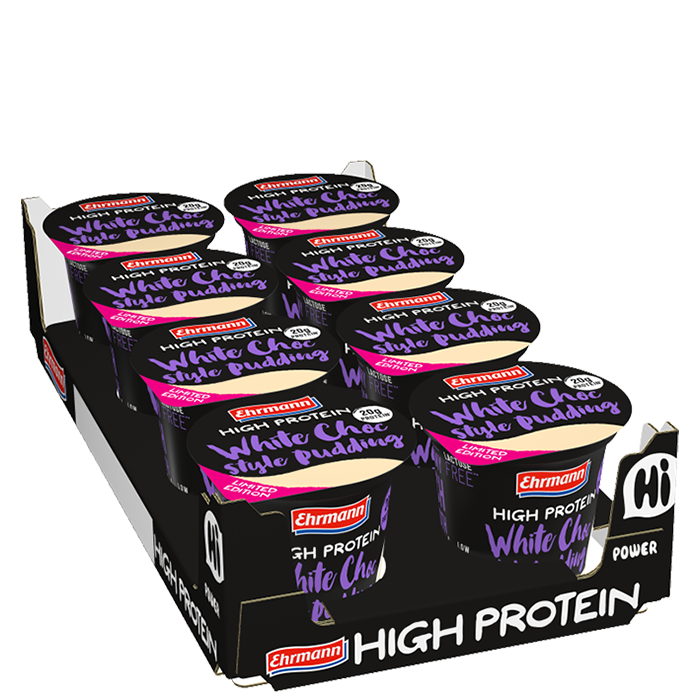 8 x Ehrmann Protein Pudding, 200 g chocolate