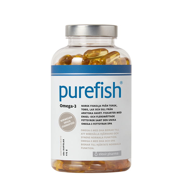 Purefish Omega-3 180 kapslar