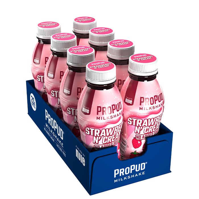 8 x ProPud Protein Milkshake 330 ml Strawberry