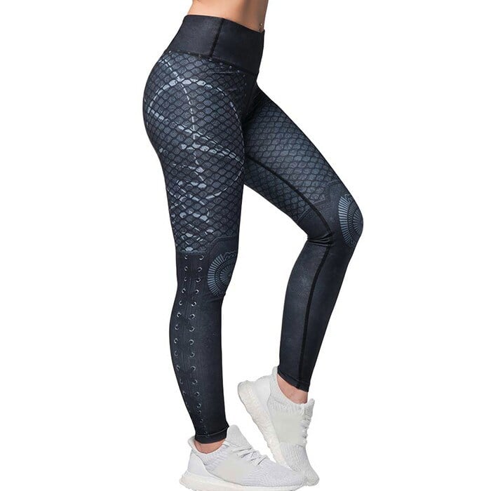 Bandida Compression Legging, Black/Grey