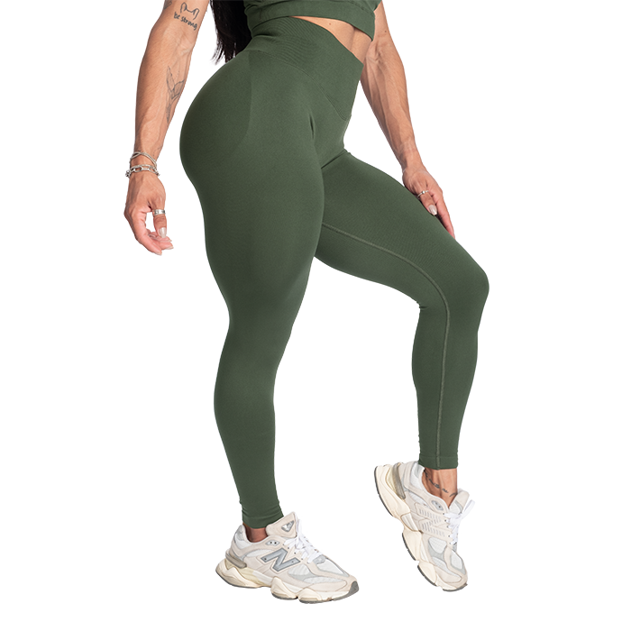 Shape Seamless Leggings Mörkgrön