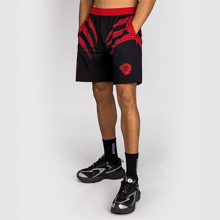 Venum X Mike Tyson Everyone has a plan Tr&auml;ningsshorts Svart R&ouml;d