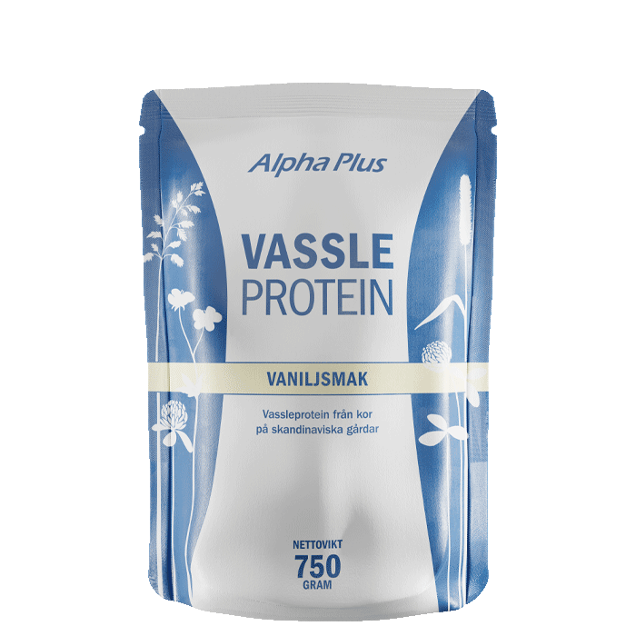 Alpha Plus Vassleprotein Vanilj 750 g