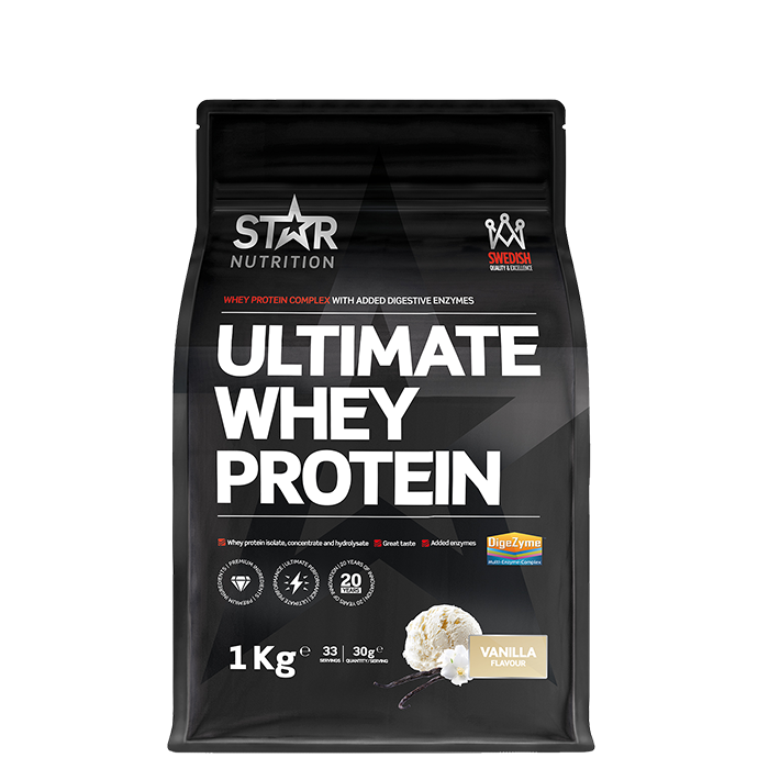 Ultimate Whey Vassleprotein 1 kg