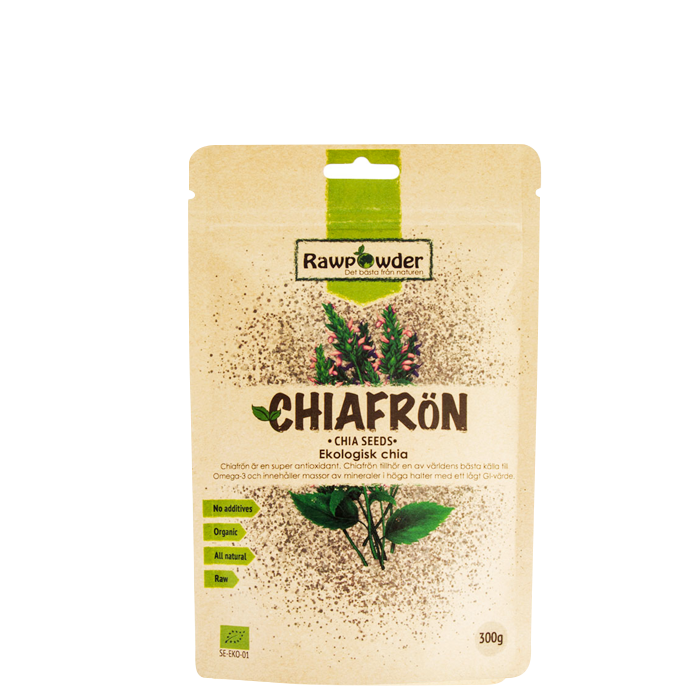 Läs mer om Chiafrö, Ekologisk Chia, 300 g