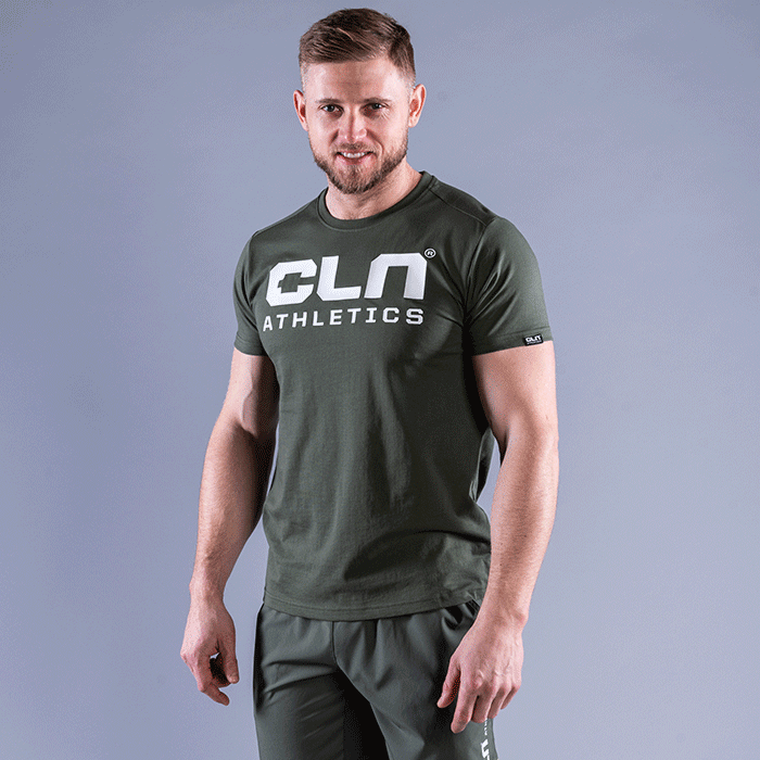 CLN ATHLETICS CLN Promo T-shirt Moss Green