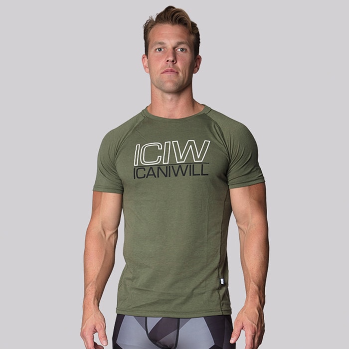 ICIW Men Tri-Blend T-Shirt, Army
