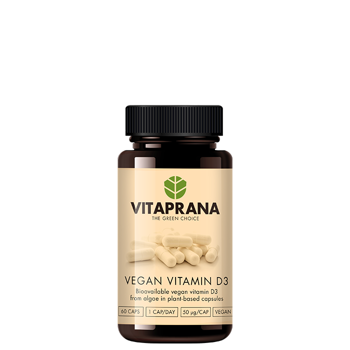 Vitaprana Veganskt Vitamin D3 60 kapslar