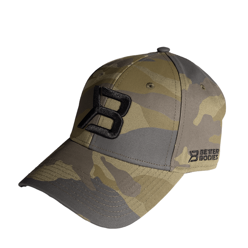 BB Baseball Cap, Green Camo V2