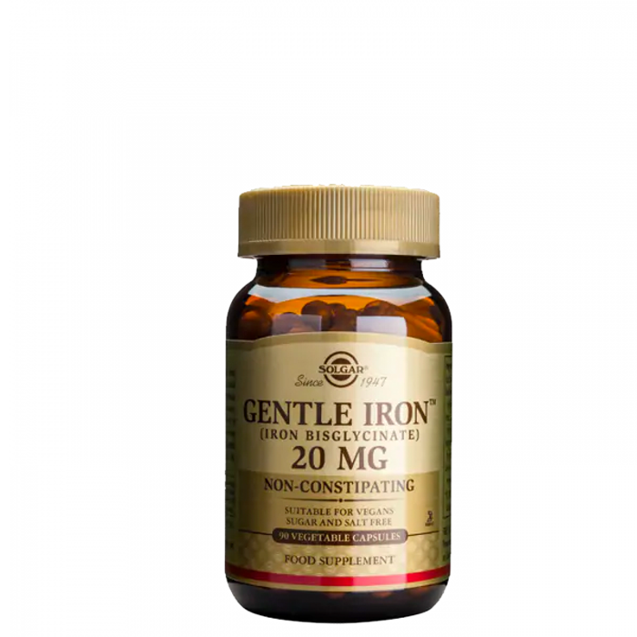 Solgar Gentle Iron 20 mg 90 kapslar