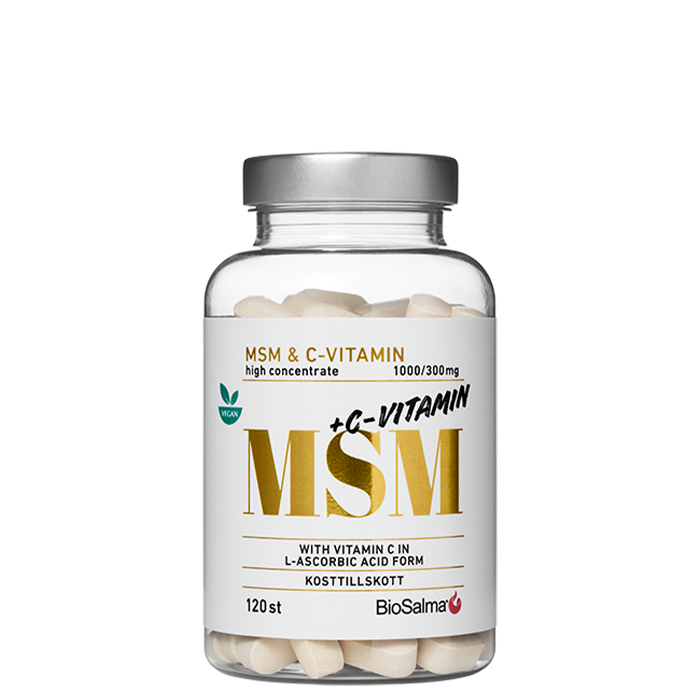 MSM + C-vitamin 120 tabletter