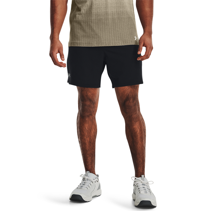 UA Vanish Woven 6in Shorts, Black