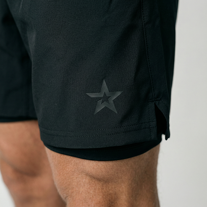 Star 2-in-1 Shorts Svart