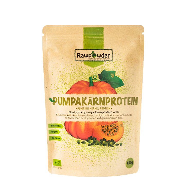 Läs mer om Pumpakärnprotein 63% Eko, 450 g