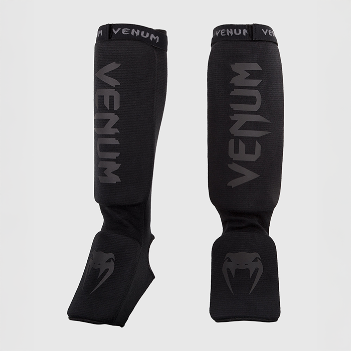 Venum Kontact Shinguards Black/Black