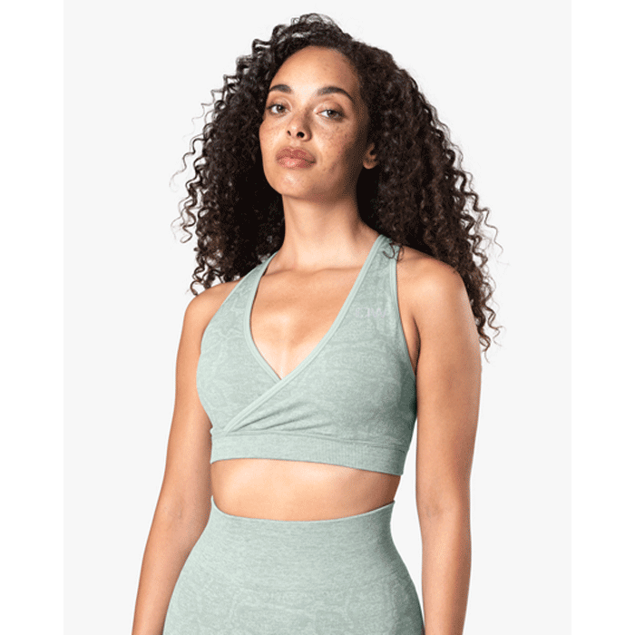 Bild av Snake Seamless Sports Bra, Light Green