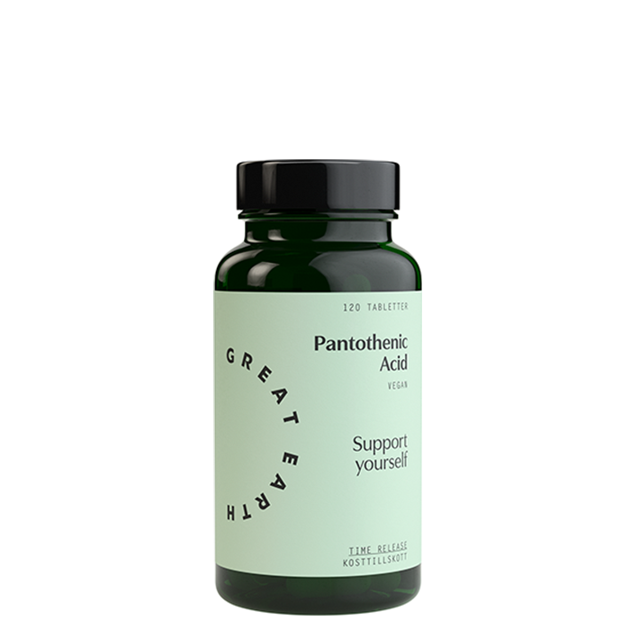 Great Earth Pantothenic Acid 120 tabletter