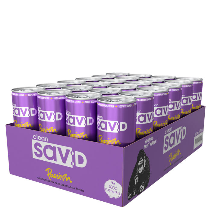 24 x Clean sav-D,330 ml,Passion
