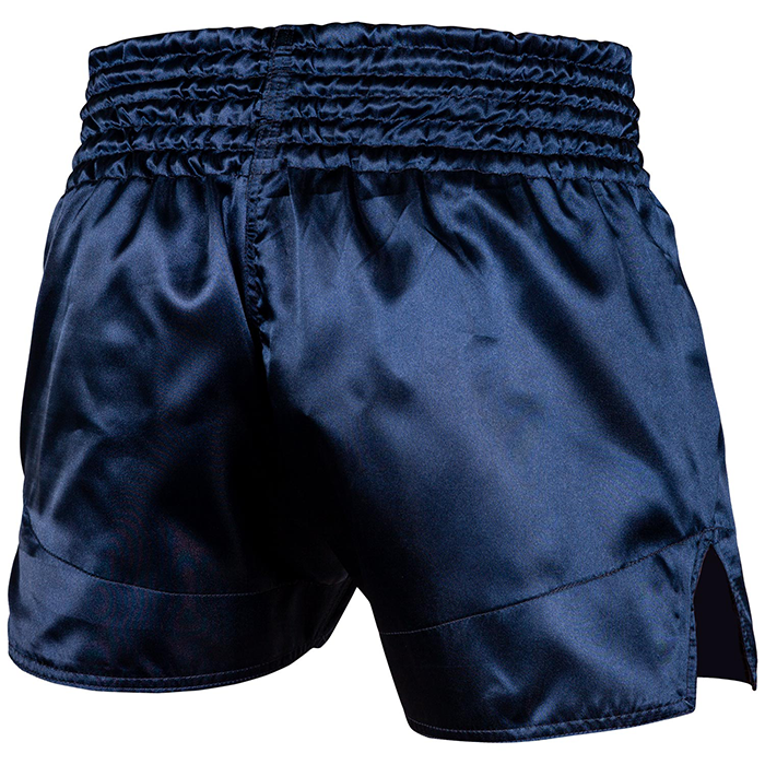 Classic Muay Thai Shorts Bl&aring;/Vit