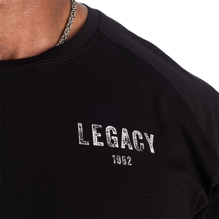 1982 Raglan T‑Shirt Svart Beige