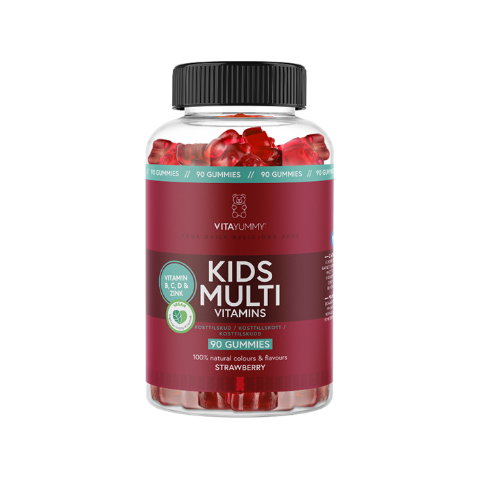 Kids Multivitamin Jordgubb 90 st Gummies