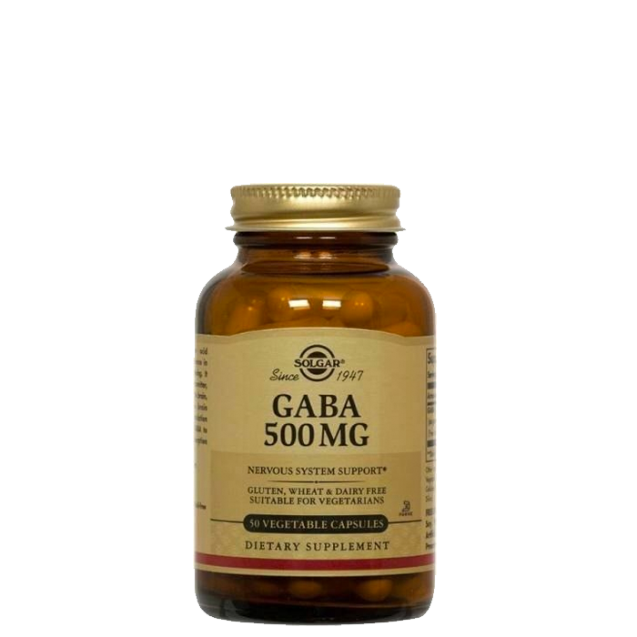 Solgar GABA 500 mg 50 kapslar