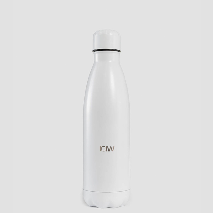 Waterbottle Stainless Steel 500ml White