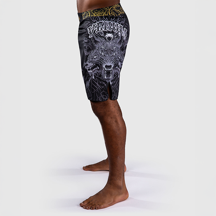 Venum Wolf Atak Fightshorts Svart Gr&aring;