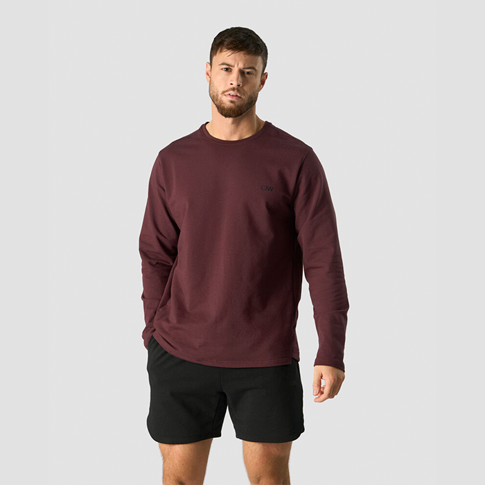 Läs mer om Stride Sweatshirt, Burgundy