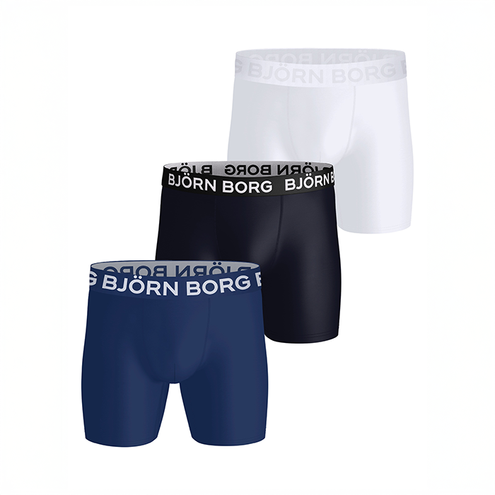 Sports Microfiber Boxer 3‑pack Multipack