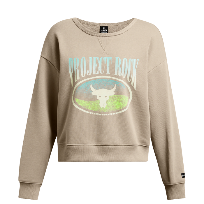 Project Rock HW Terry Longsleeve,Taupe