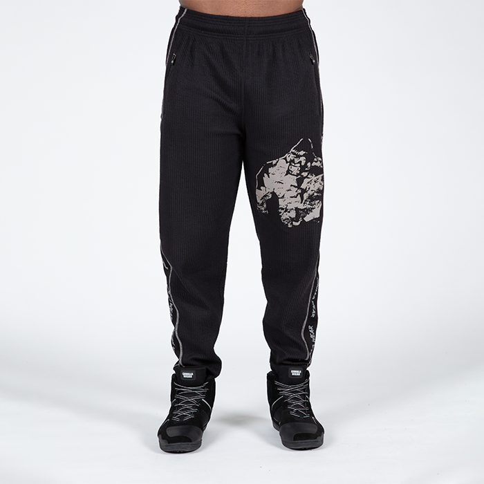 Läs mer om Buffalo Old School Workout Pants, Black/Grey