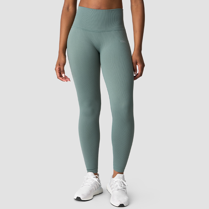 Ribbed Define Seamless Pocket Tights,Racing Green