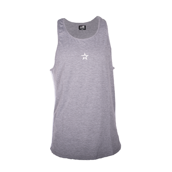 Läs mer om Star Nutrition Tank Top, Grey Melange