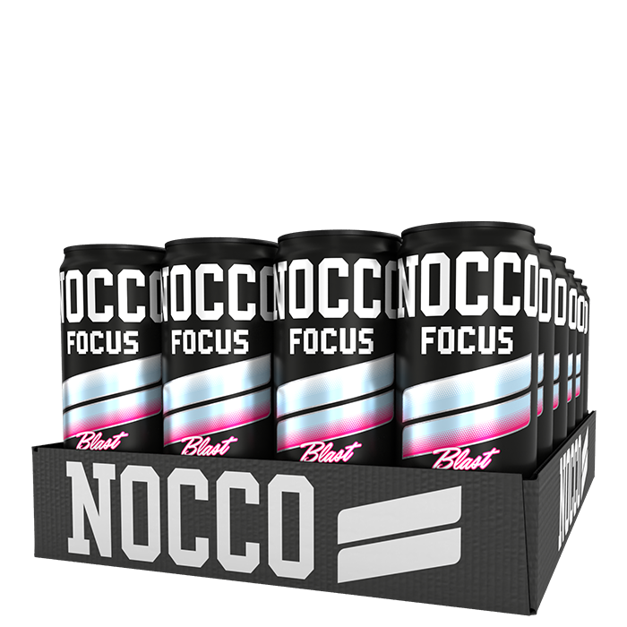 24 x NOCCO FOCUS,330 ml,Raspberry Blast