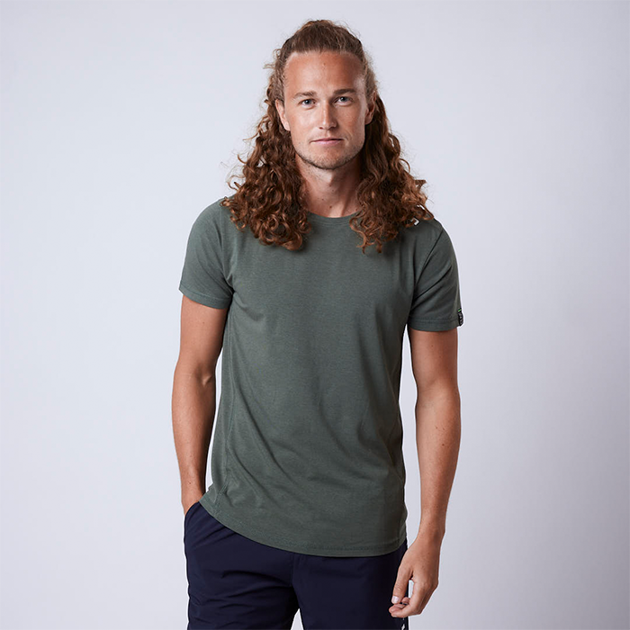 CLN Trap Bamboo T-shirt, Moss Green