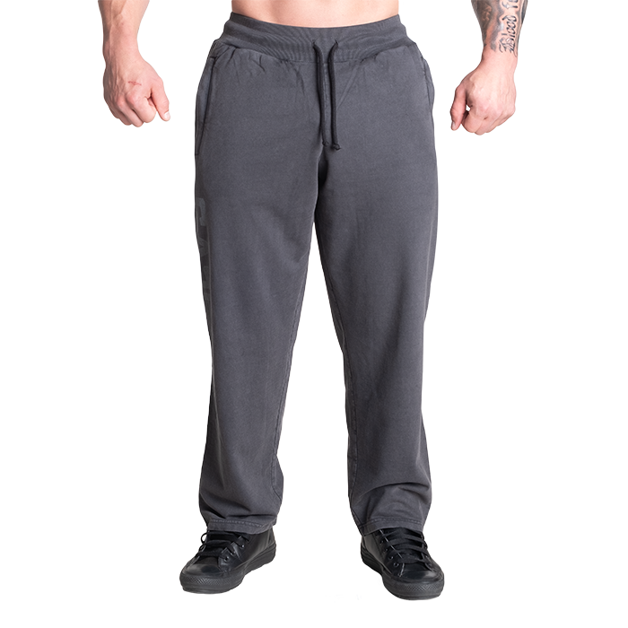 GASP Acid Logo Sweatpant Acid Washed Black